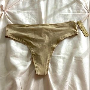 Skims nude thong underwear
